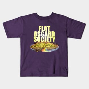 Flat Asgard Society Kids T-Shirt